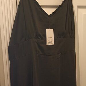 Black Spaghetti Strap Summer Dress